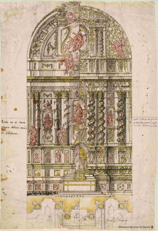 Proyecto para reforma de un retablo barroco