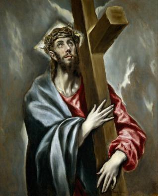 Cristo abrazado a la Cruz