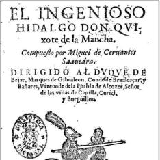 El ingenioso hidalgo don Quixote de la Mancha