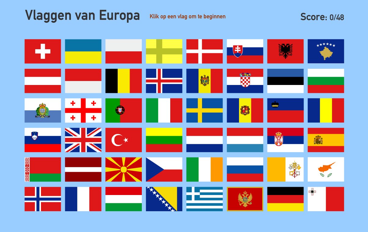 Vlaggen van Europa. Toporopa