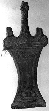 Broche de cinturón celtibérico tipo La Bureba (fragmento)