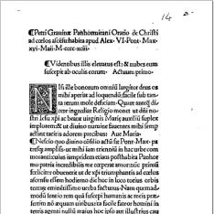 Oratio de Cristi ad caelos ascensu apud Alexandrum VI. anno 1493 habita