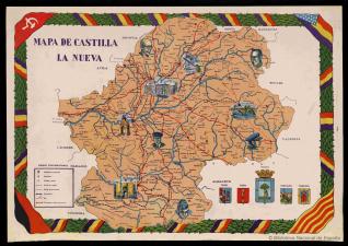 Mapa de Castilla la Nueva
