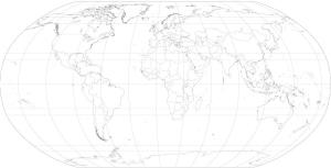 Mapa de países del Mundo. Blographos
