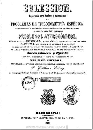 Repertorio para marinos, y matemáticos de problemas de trigonometría esférica ...