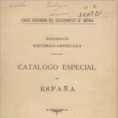 Catálogo especial de España