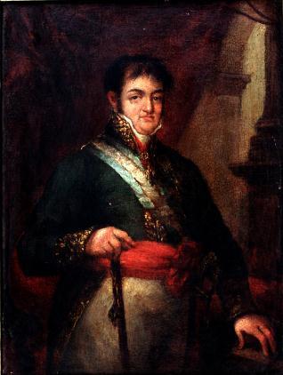 Retrato de Vicente López de Fernando VII, con uniforme de capitán general