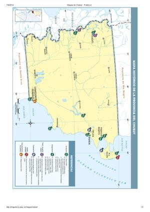 Mapa histórico del Chubut. Mapoteca de Educ.ar