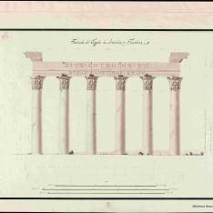 Diseños del Templo de Antonino y de Faustina en Campo Baccino en Roma ...