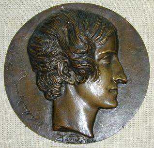 Medallón con el retrato de Claudyna Gräfin Potocka