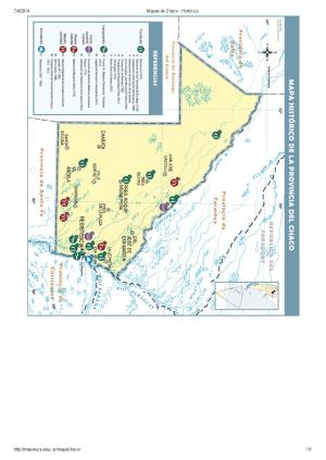 Mapa histórico del Chaco. Mapoteca de Educ.ar