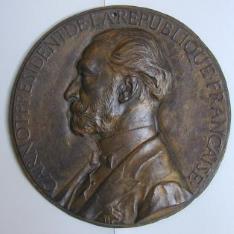 Anverso de medalla.  Marie François Sadi Carnot