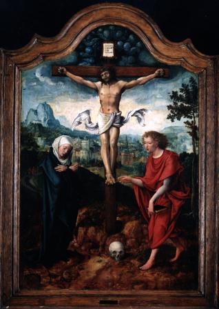 San Juan y la Virgen al pie de la Cruz