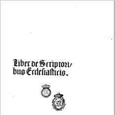 De scriptoribus ecclesiasticis