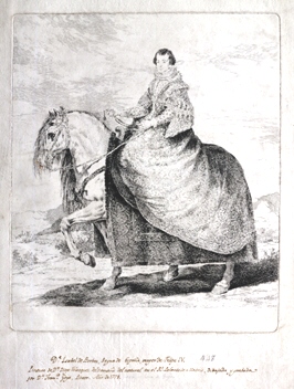 Retrato ecuestre de Isabel de Borbón