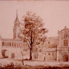 Vista exterior del monasterio de Veruela, Zaragoza