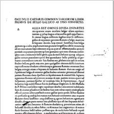 Commentarii (de bello Gallico, additis Alexandrino, Africo, Hispaniensi; de bello civili)