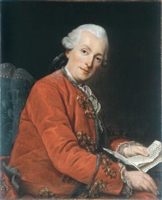 Retrato del poeta Charles-Pierre Colardeau