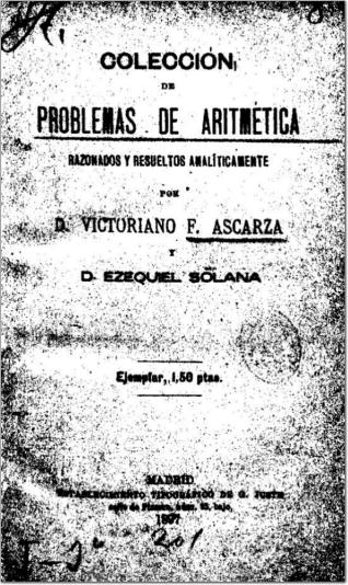 Colección de problemas de aritmética razonados y resueltos analíticamente