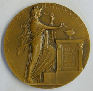 Medalla conmemorativa de la elección de Jean Paul Casimir-Périer como Presidente de la República Francesa