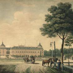 Vista del Palacio Real de Aranjuez desde el este