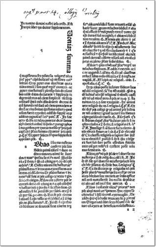 Supplementum Summae Pisanellae. - Alexander de Nevo: Consilia contra Iudaeos foenerantes. - Astesanus: Canones poenitentiales