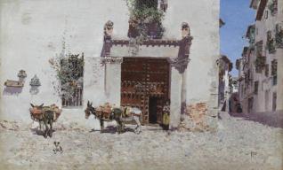 Puerta de una casa en Toledo