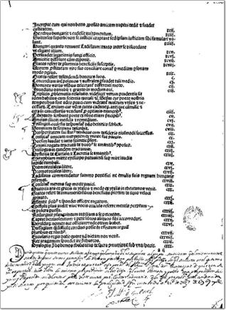 Epistolae familiares Somnium de fortuna. Historia de duobus amantibus Eurialo et Lucretia. De miseria curialium. Dialogus contra Bohemos et Thaboritas de sacra communione. De educatione liberorum. Oratio de Constantinopolitana clade et bello contra Turcos congregando. Oratio de oboedientia Friderici III. coram Calixto III. anno 1455 habita