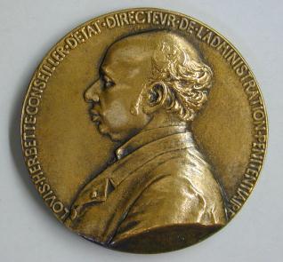 Medalla conmemorativa de Louis Herbette y su esposa Jeanne Louise Henriette