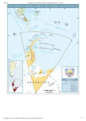 Mapa de capitales de Tierra del Fuego, Antártida e Islas del Atlántico Sur. Mapoteca de Educ.ar