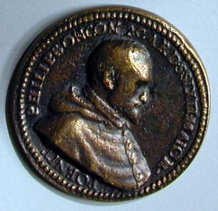 Medalla de Filippo Boncompagni, cardenal