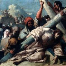 Jesús caído camino del Calvario / Caída de Cristo con la Cruz