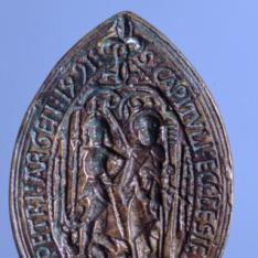 Matriz del sello del cabildo de la iglesia de San Miguel y San Pablo de Estrasburgo (¿?)