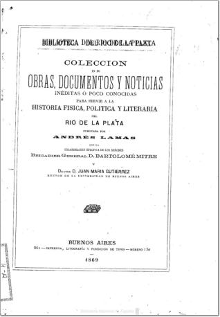 Biblioteca del Río de la Plata