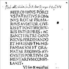Commentarius de creatione et coronatione Alexandri VI