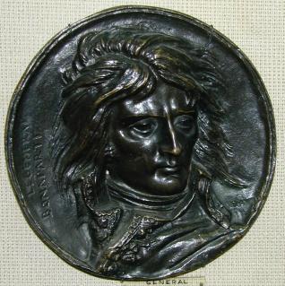 Medallón con el retrato de Napoleón Bonaparte