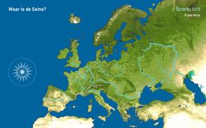 Rivieren van Europa. Toporopa