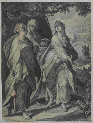 Las tres Marías volviendo de la tumba