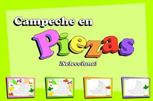 Municipios de Campeche. Puzzle. INEGI de México
