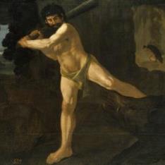 Lucha de Hércules con el jabalí de Erimanto