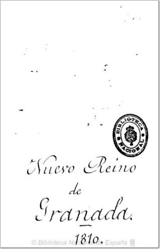 Motivos que han obligado al Nuevo Reyno de Granada á reasumir los derechos de la Soberania, remover las Autoridades del antiguo Gobierno, è instalar una Suprema Junta baxo la sola dominacion y en nombre de nuestro Soberano Fernando VII. y con independencia del consejo de Regencia ...