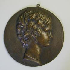 Medallón con el retrato de Louise Josephine Desnoyers