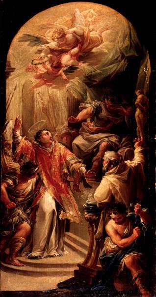 San Vicente mártir ante Decio