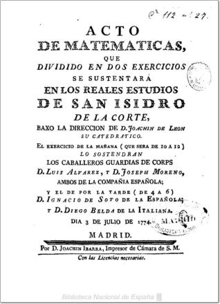 Acto de Matemáticas