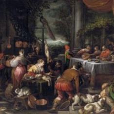 El rico Epulón y el pobre Lázaro