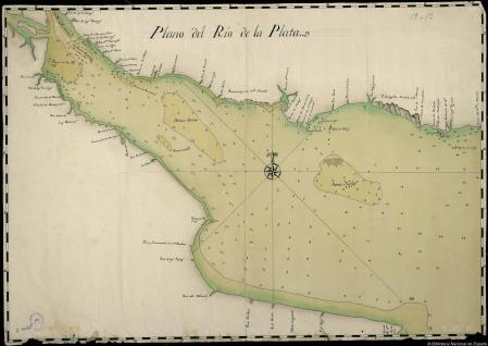 Plano del Río de La Plata