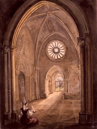 Pórtico de la iglesia del monasterio de las Huelgas, Burgos
