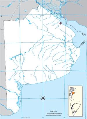 Mapa mudo de Buenos Aires. IGN de Argentina
