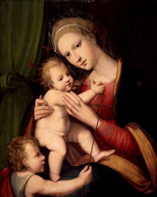 Virgen con el Niño y San Juan Bautista