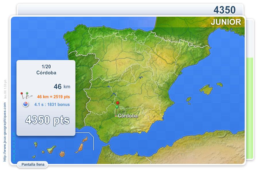 Ciudades de España Junior. Juegos Geográficos